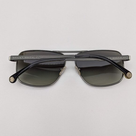 🕶️Brooks Brothers BB4014-S Aviator 1631/8E Sunglasses 57/13 140 /YHI728🕶️ - Picture 2 of 6